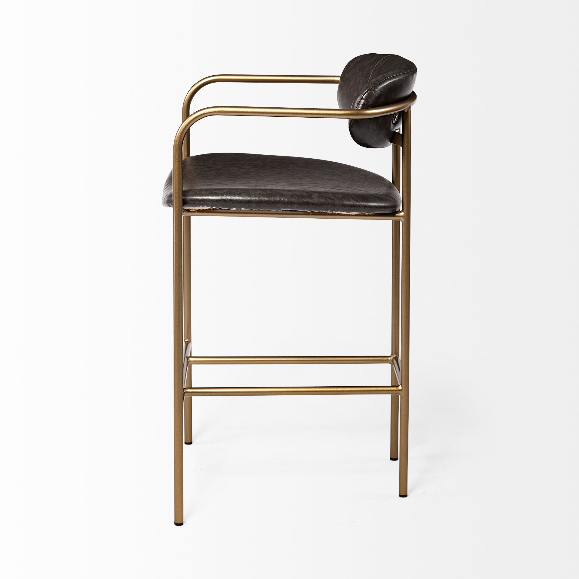 Parker Leather Seat Bar Counter Stool Mercana Mer 70780 8