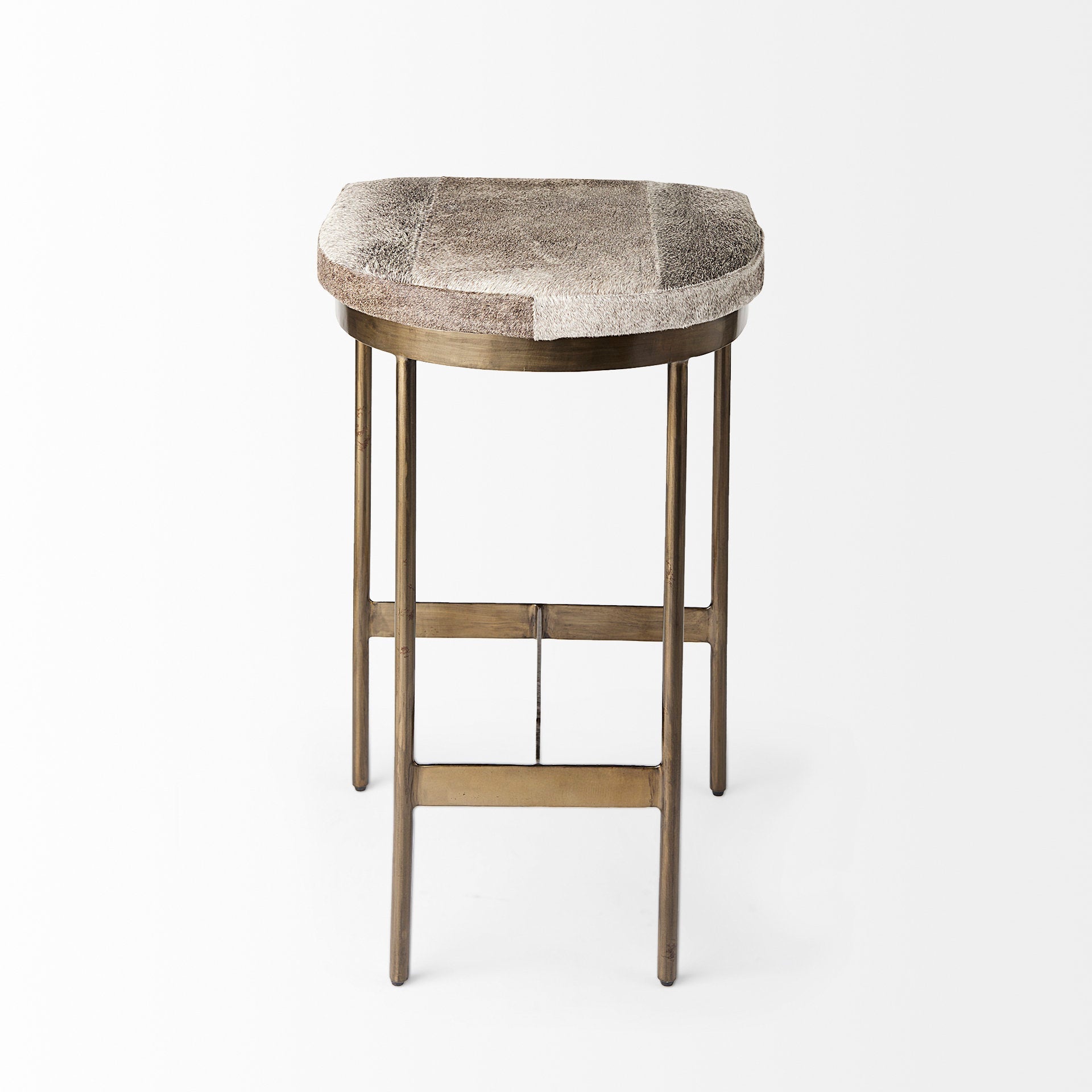 Millie Hide Seat Bar Counter Stool Mercana Mer 69384 7