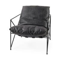 Leonidas Leather Accent Chair Mercana Mer 69461 2