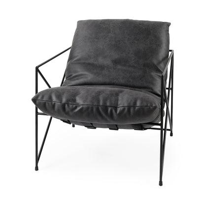 Leonidas Leather Accent Chair Mercana Mer 69461 2