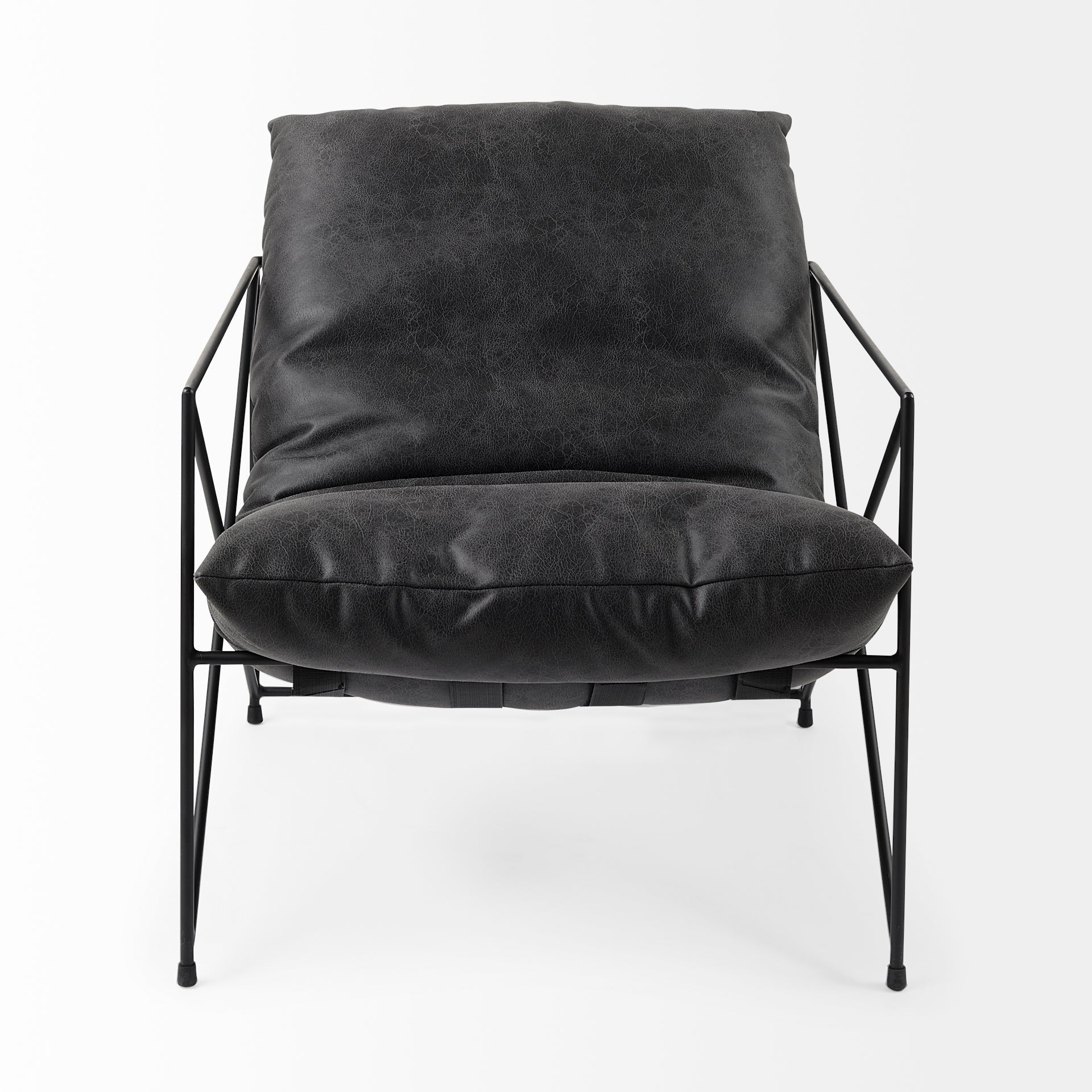 Leonidas Leather Accent Chair Mercana Mer 69461 4