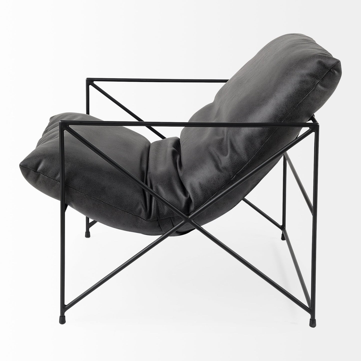 Leonidas Leather Accent Chair Mercana Mer 69461 6