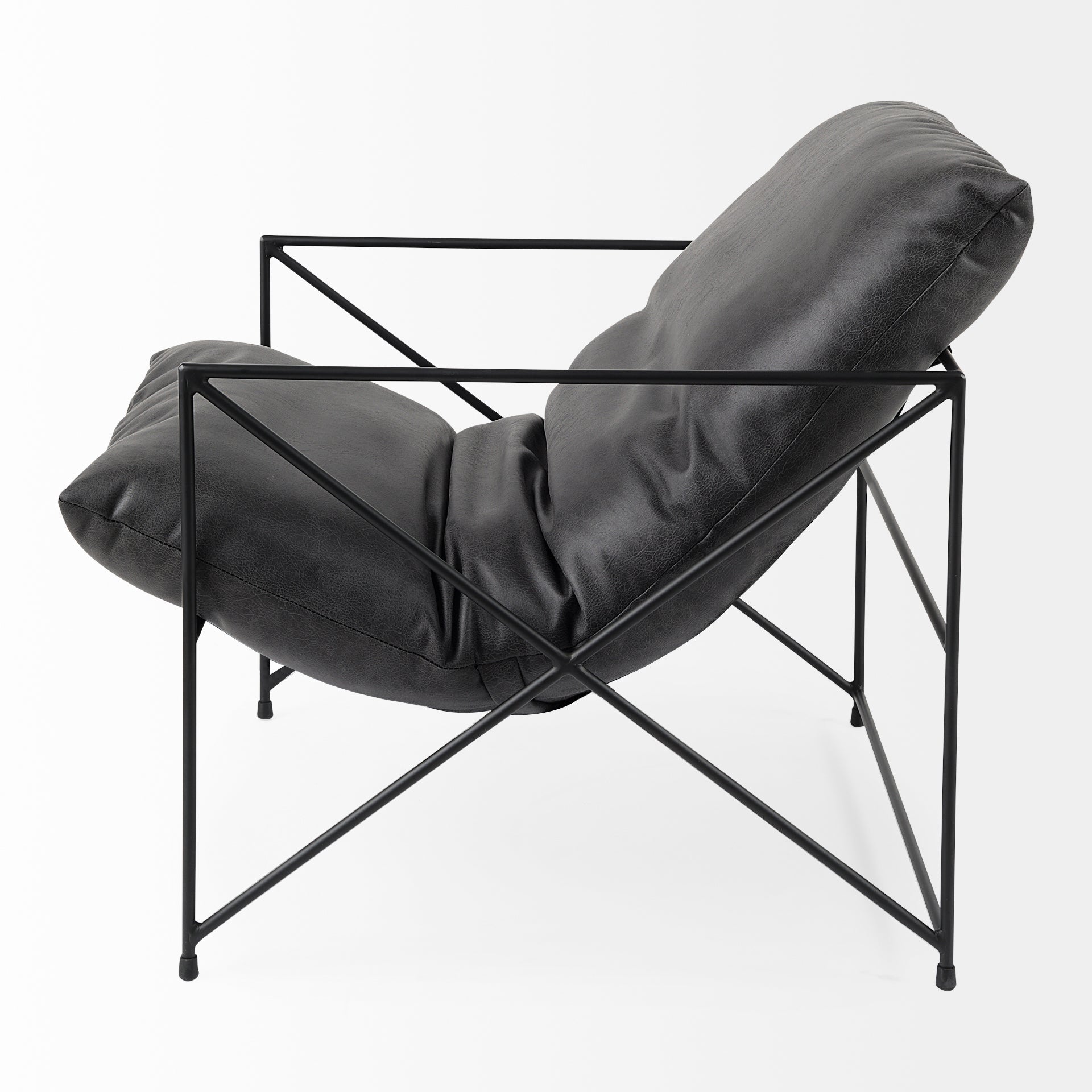 Leonidas Leather Accent Chair Mercana Mer 69461 6