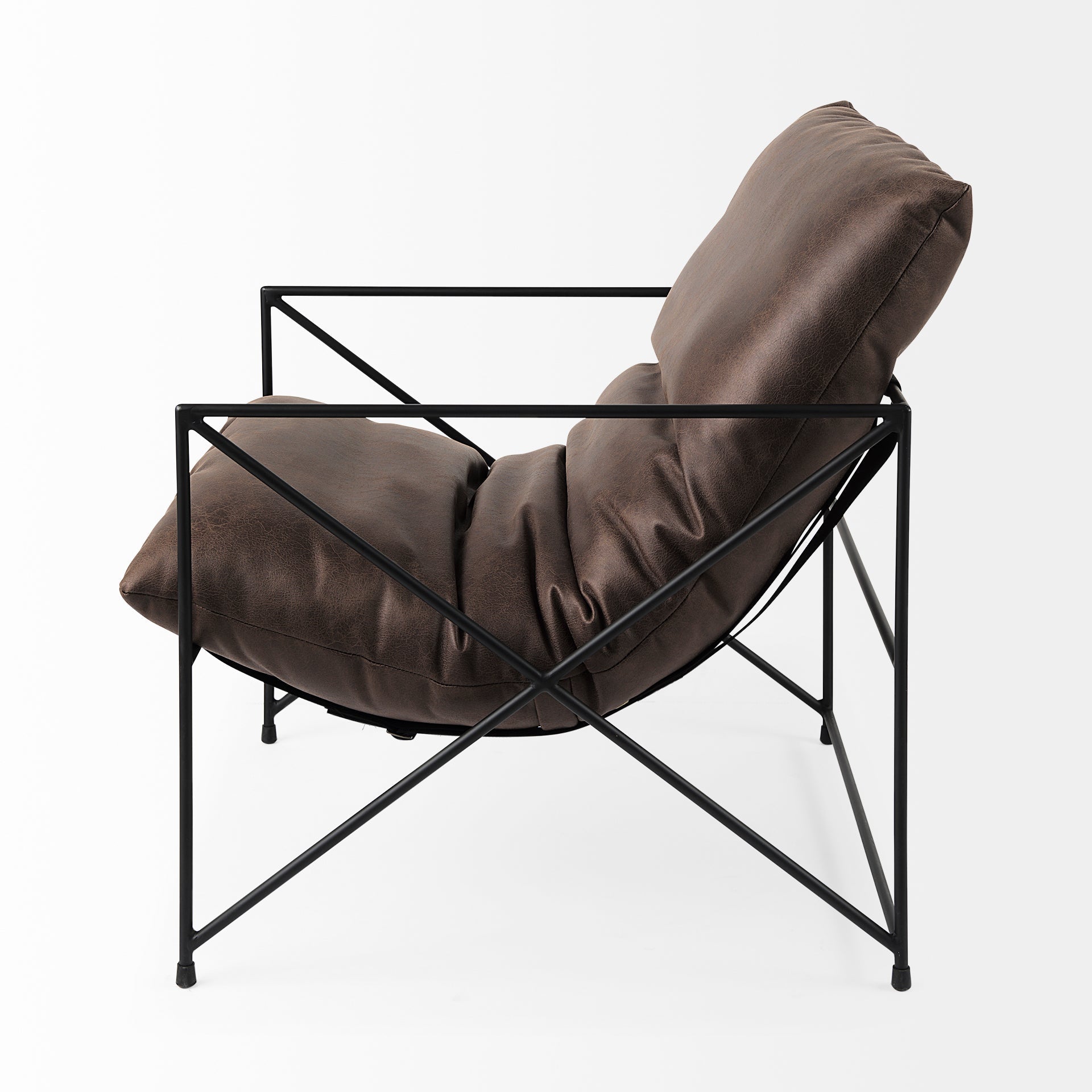 Leonidas Leather Accent Chair Mercana Mer 69461 5