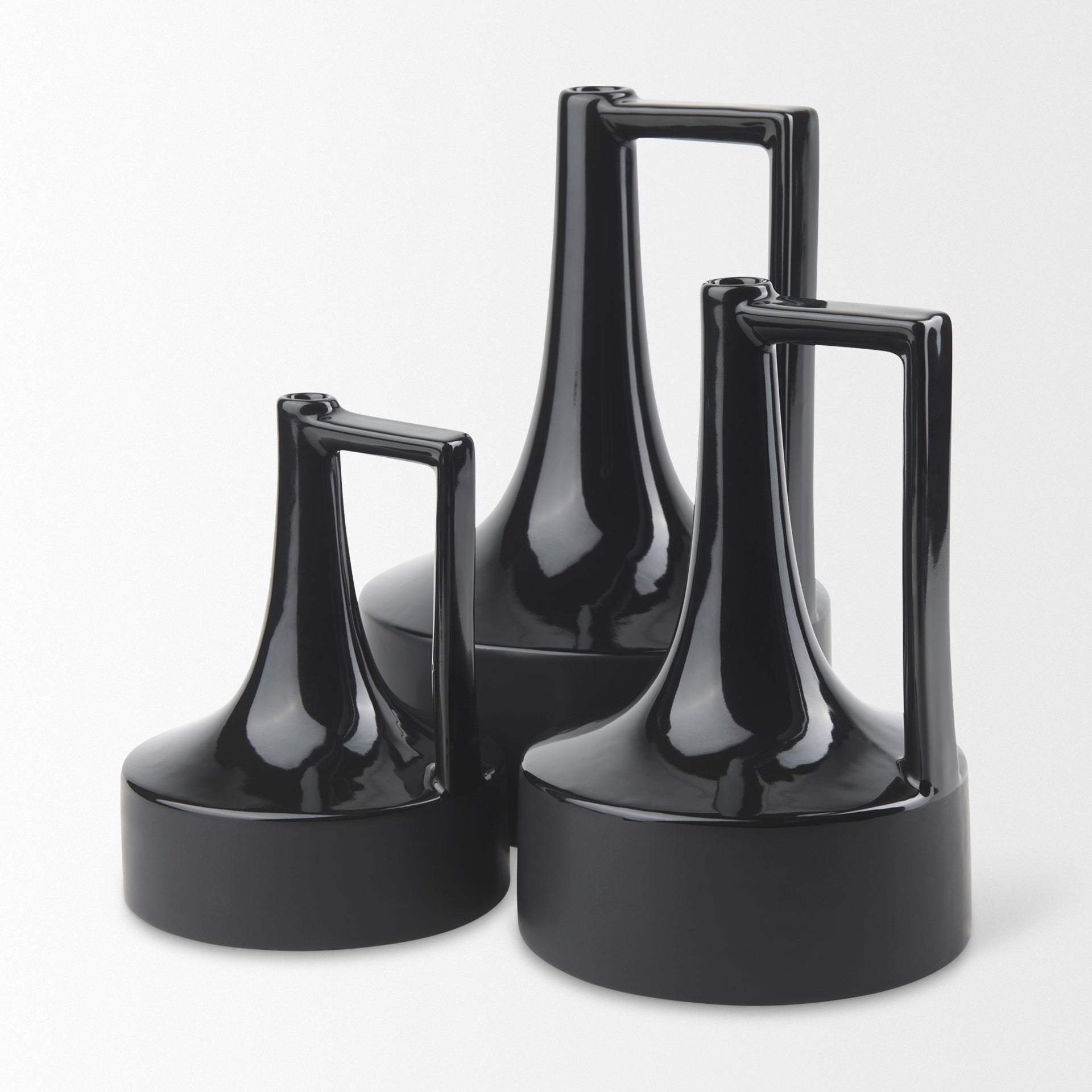 Burton Black Jug Vase Mercana Mer 69979 7