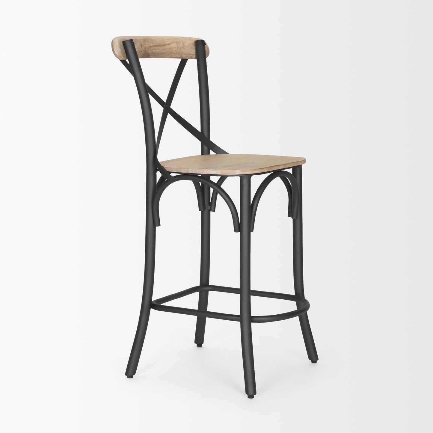 Etienne Wood Seat Bar Counter Stool Mercana Mer 68513 24
