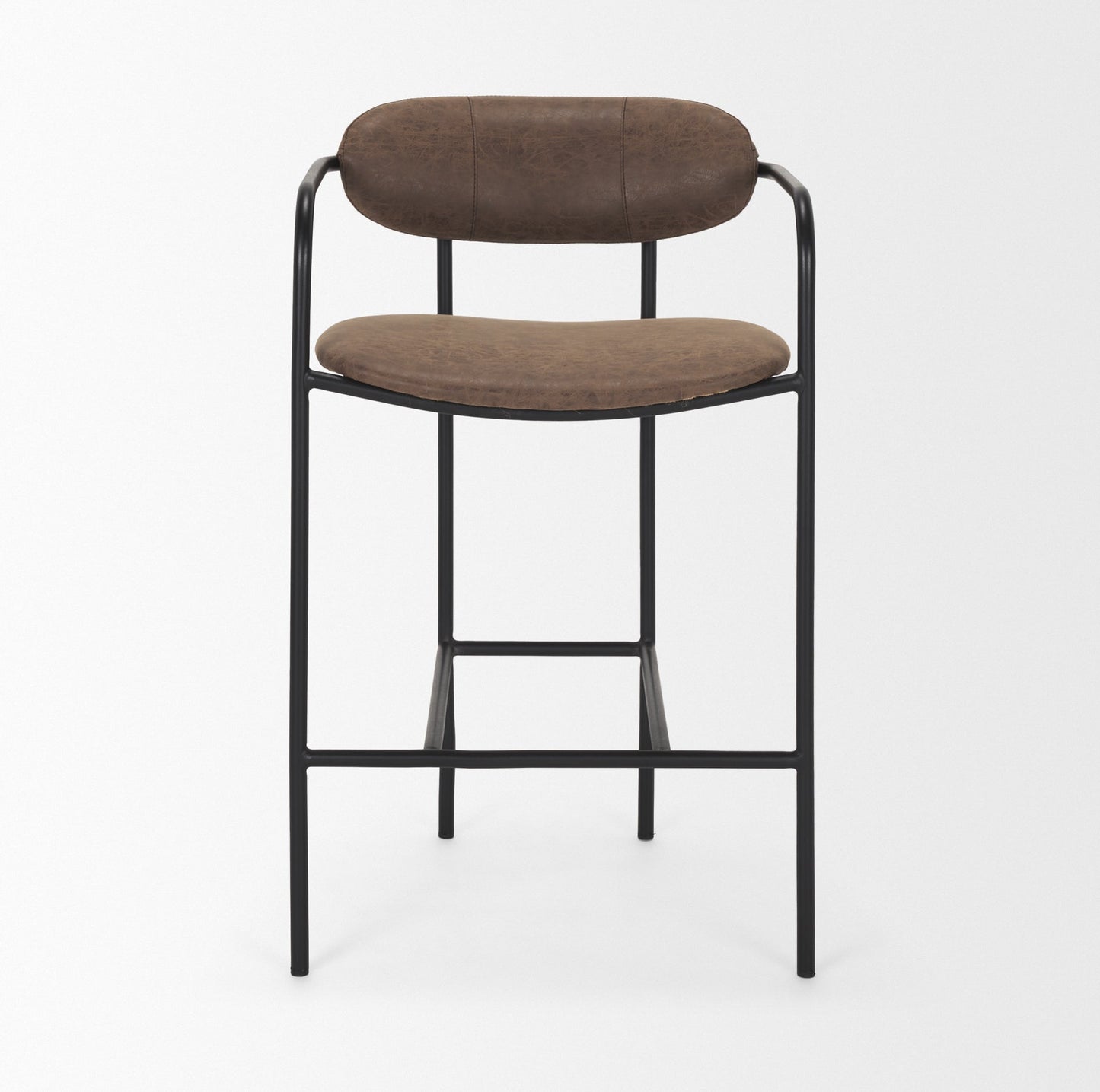 Parker Leather Seat Bar Counter Stool Mercana Mer 70780 4