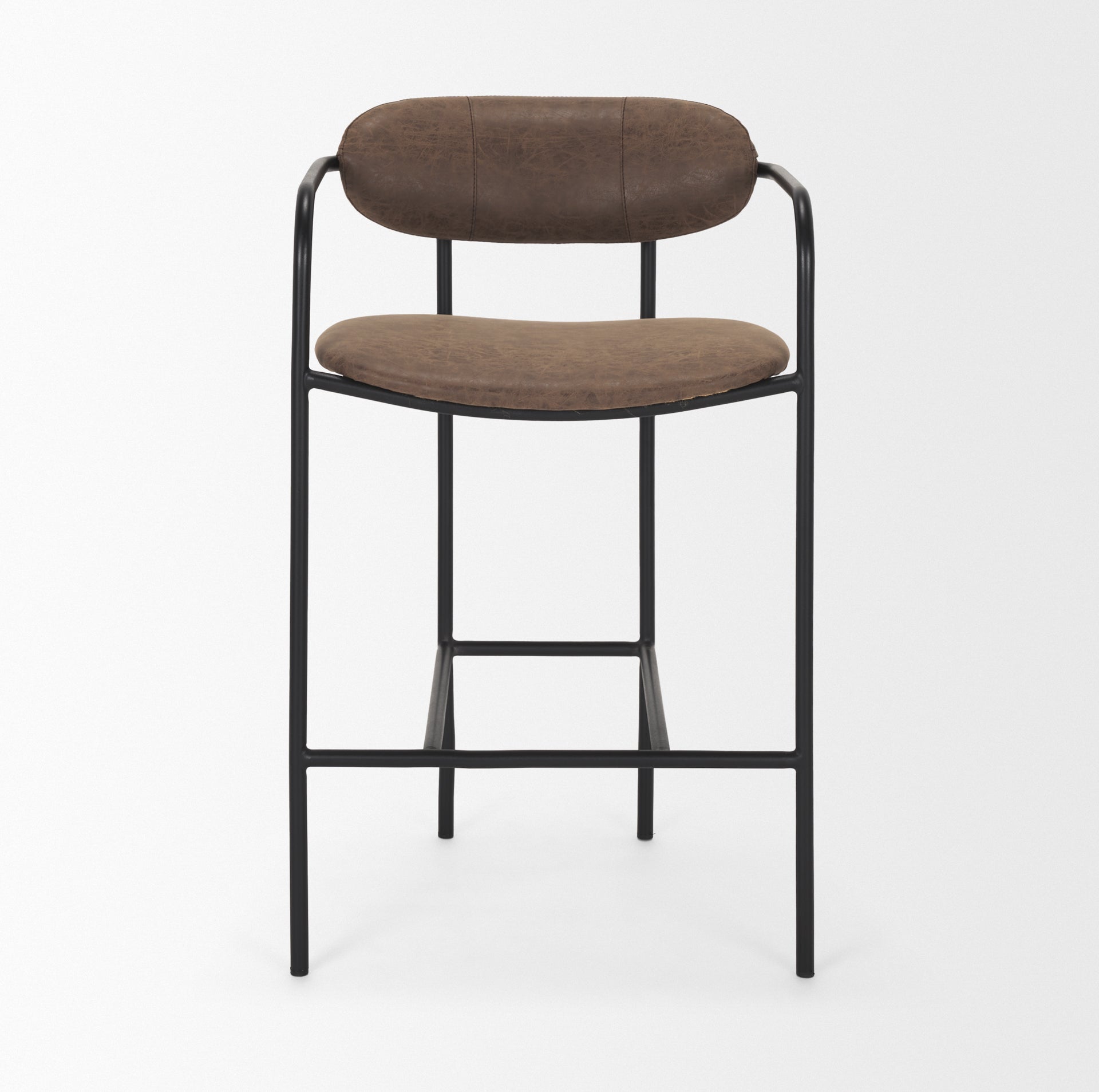 Parker Leather Seat Bar Counter Stool Mercana Mer 70780 4
