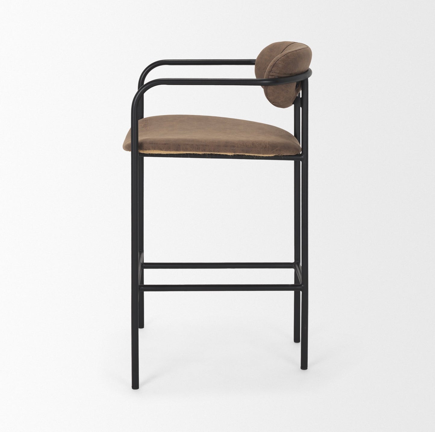 Parker Leather Seat Bar Counter Stool Mercana Mer 70780 7