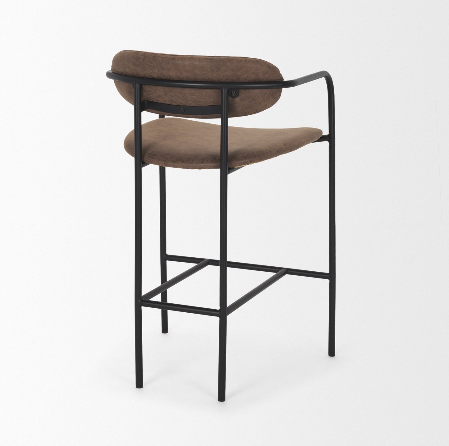 Parker Leather Seat Bar Counter Stool Mercana Mer 70780 13
