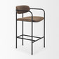 Parker Leather Seat Bar Counter Stool Mercana Mer 70780 16