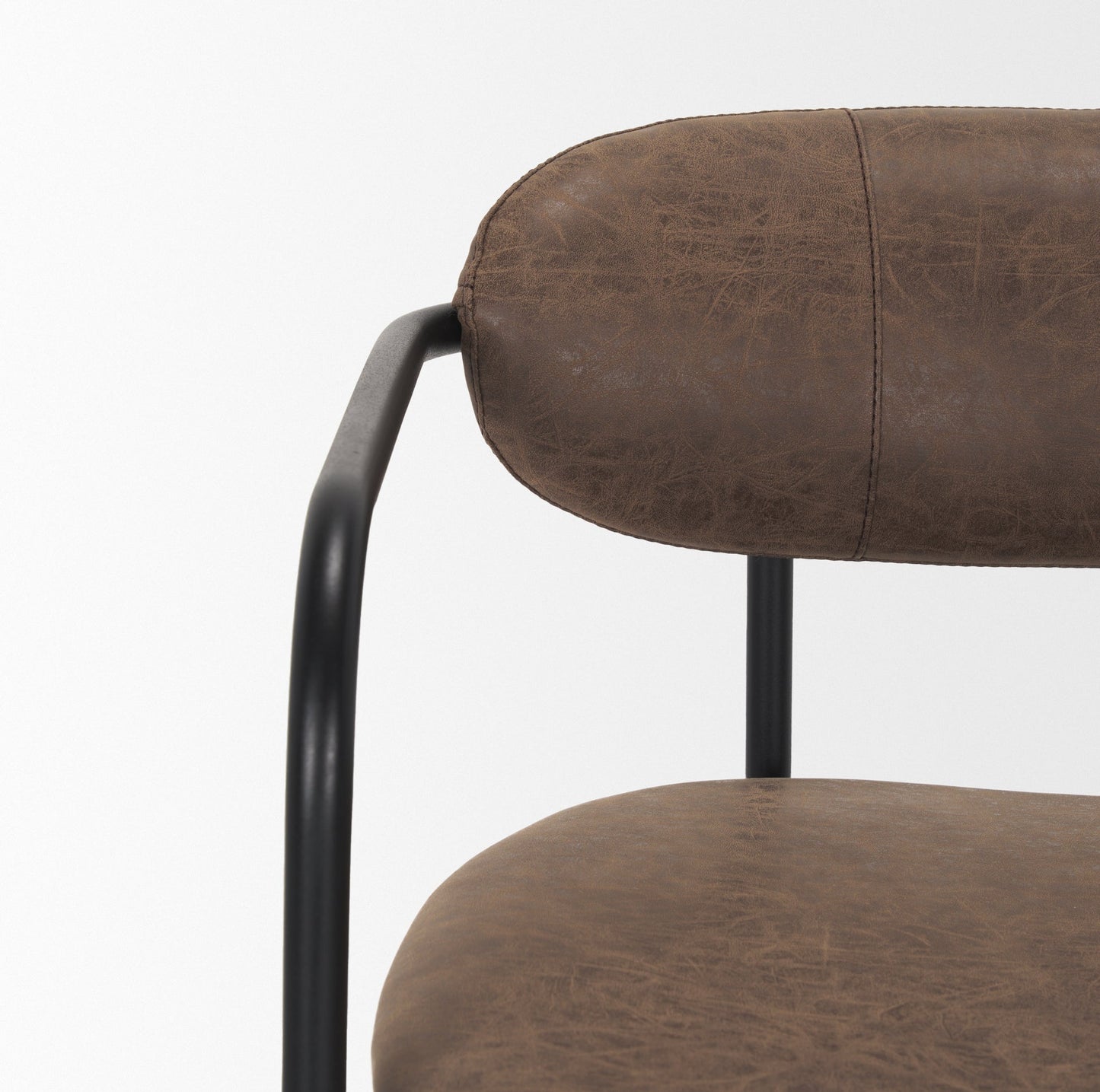 Parker Leather Seat Bar Counter Stool Mercana Mer 70780 18