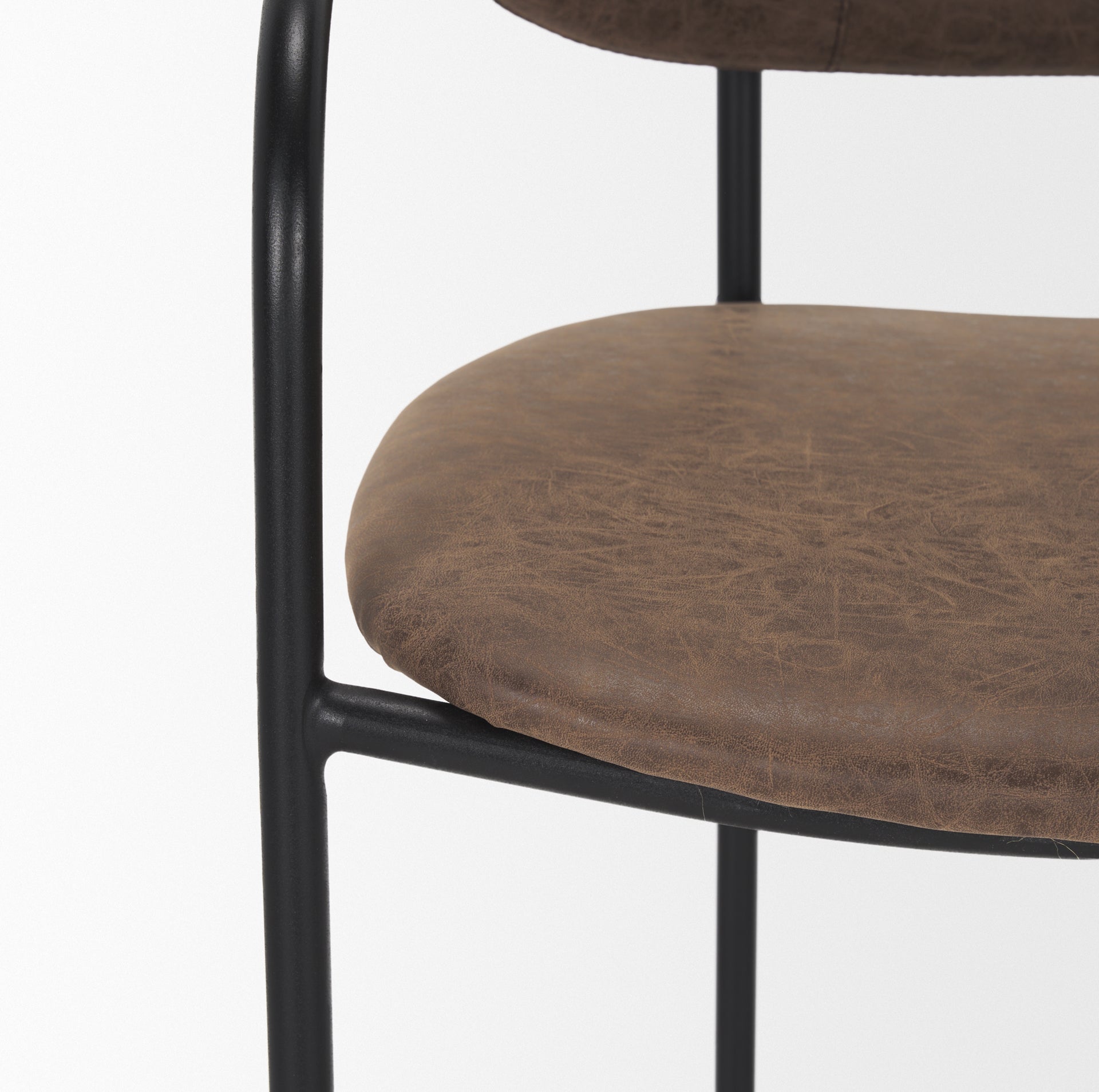 Parker Leather Seat Bar Counter Stool Mercana Mer 70780 20
