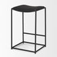 Taniel Leather Seat Bar Counter Stool Mercana Mer 70824 7