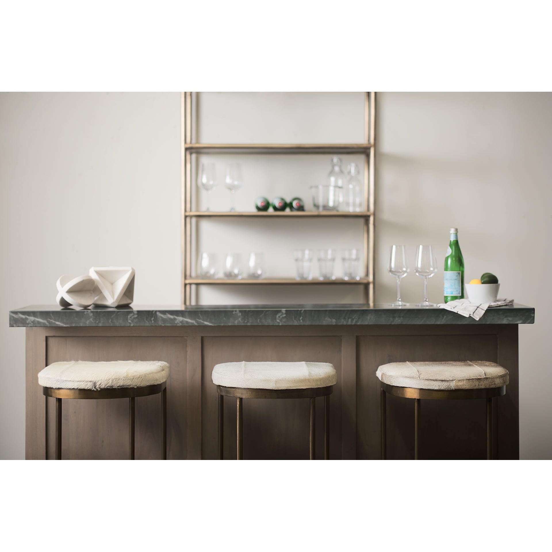 Millie Hide Seat Bar Counter Stool Mercana Mer 69384 22