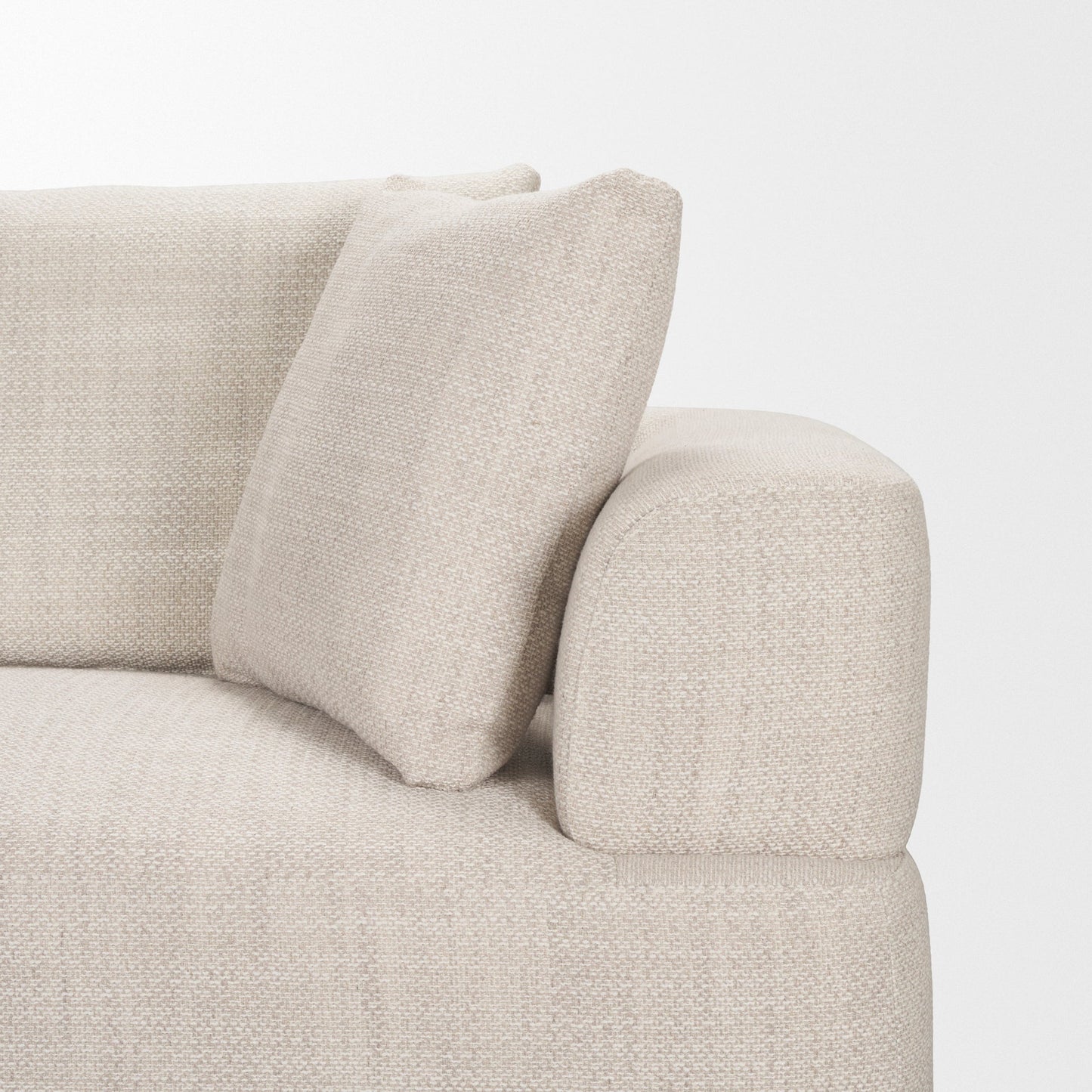 Warner Oatmeal 2 Piece Long Sofa Mercana Mer 71025 B 4