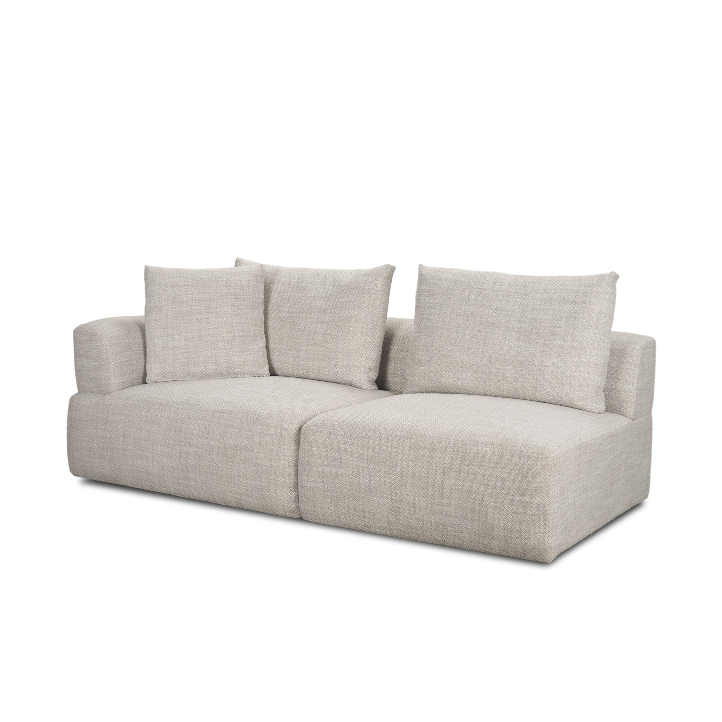 Warner Gray 2 Piece Long Sofa Mercana Mer 71030 B 2