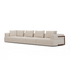 Warner Oatmeal 2 Piece Long Sofa Mercana Mer 71025 B 1