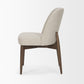Abbie Curve Fabric Dining Chair Mercana Mer 71247 6