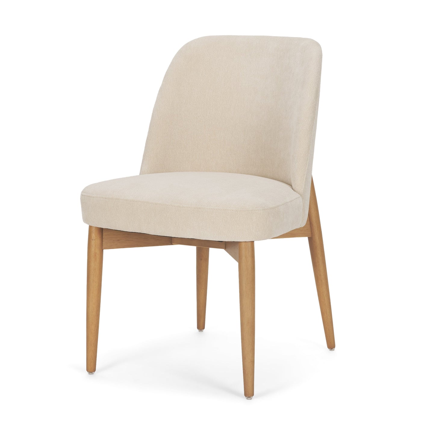 Abbie Curve Fabric Dining Chair Mercana Mer 71247 1