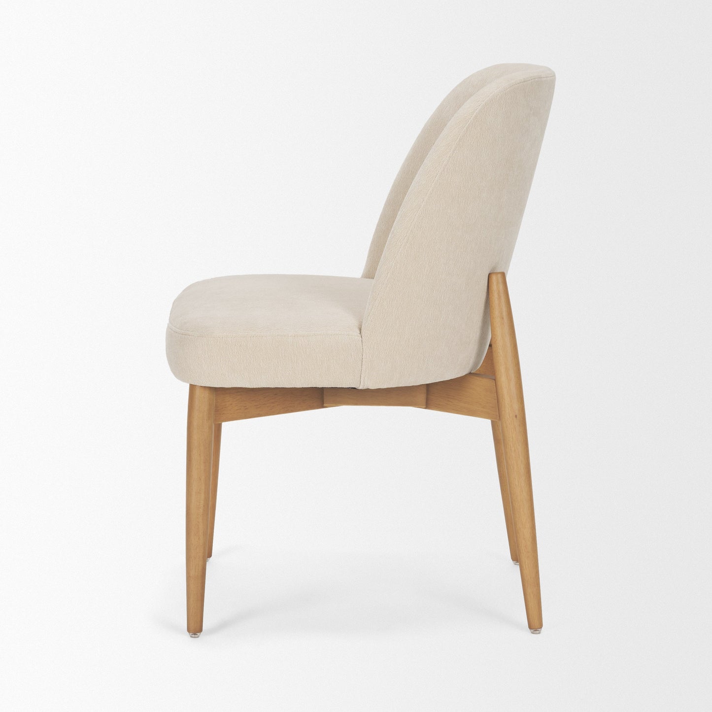 Abbie Curve Fabric Dining Chair Mercana Mer 71247 5