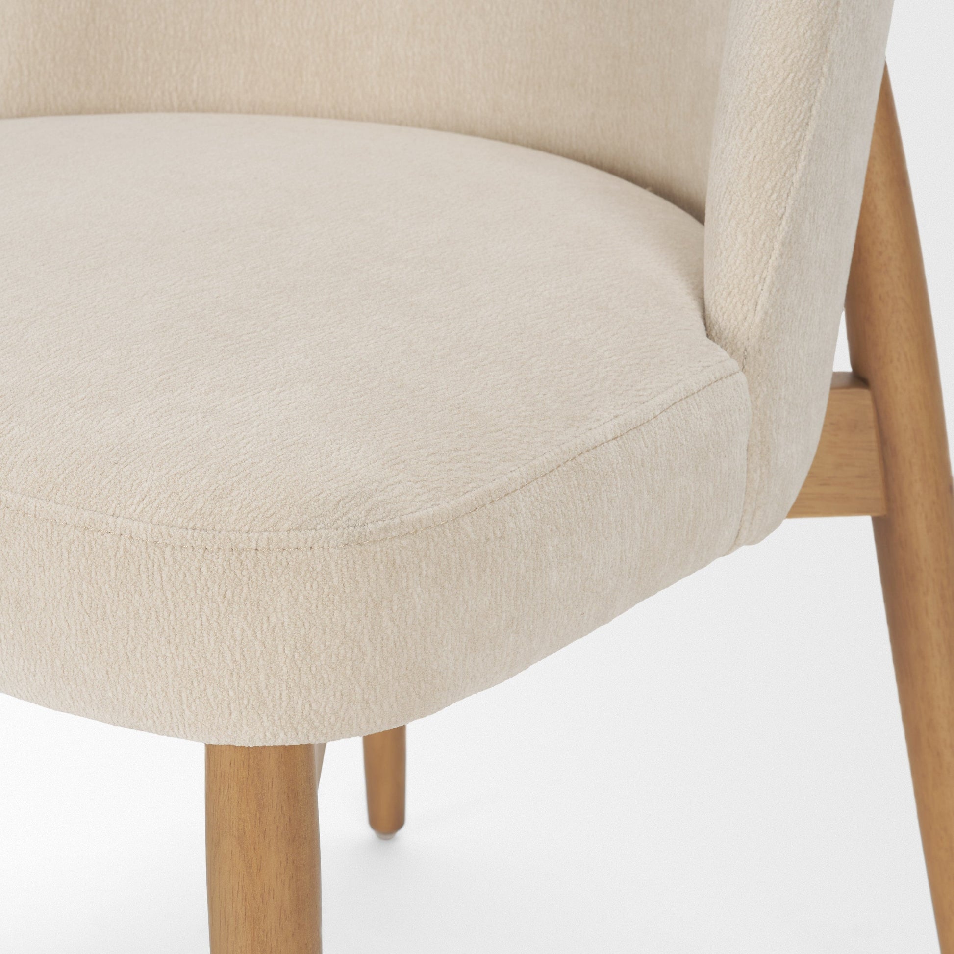 Abbie Curve Fabric Dining Chair Mercana Mer 71247 13