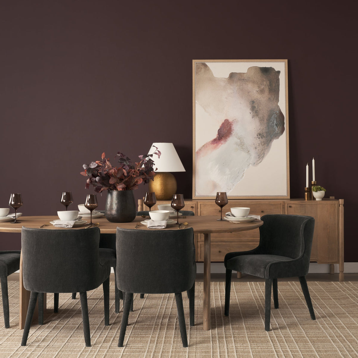 Nolan Slope Fabric Dining Chair Mercana Mer 71252 28