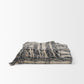 Pendle Black Plaid Cotton Throw Blanket Mercana Mer 71450 2
