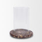 Bordo Marble Hurricane Candle Holder Mercana Mer 71491 2