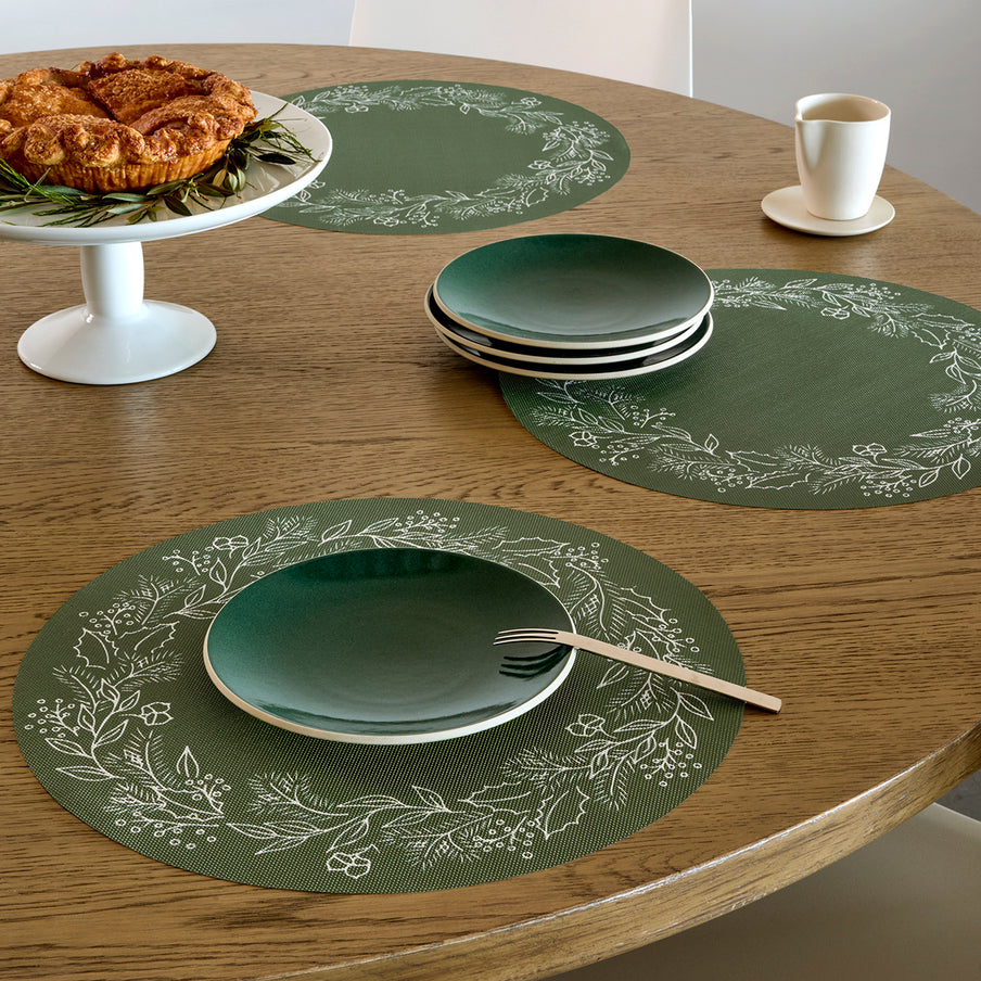 Wreath Placemat Martha Stewart Chw 101040 002 12