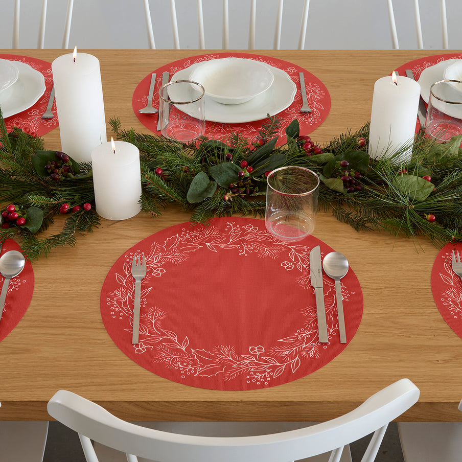 Wreath Placemat Martha Stewart Chw 101040 002 10