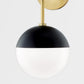 renee 2 light wall sconce by mitzi h344102a agb bk 5