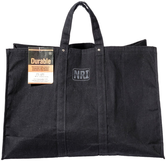 labour tote bag large black design by puebco 2