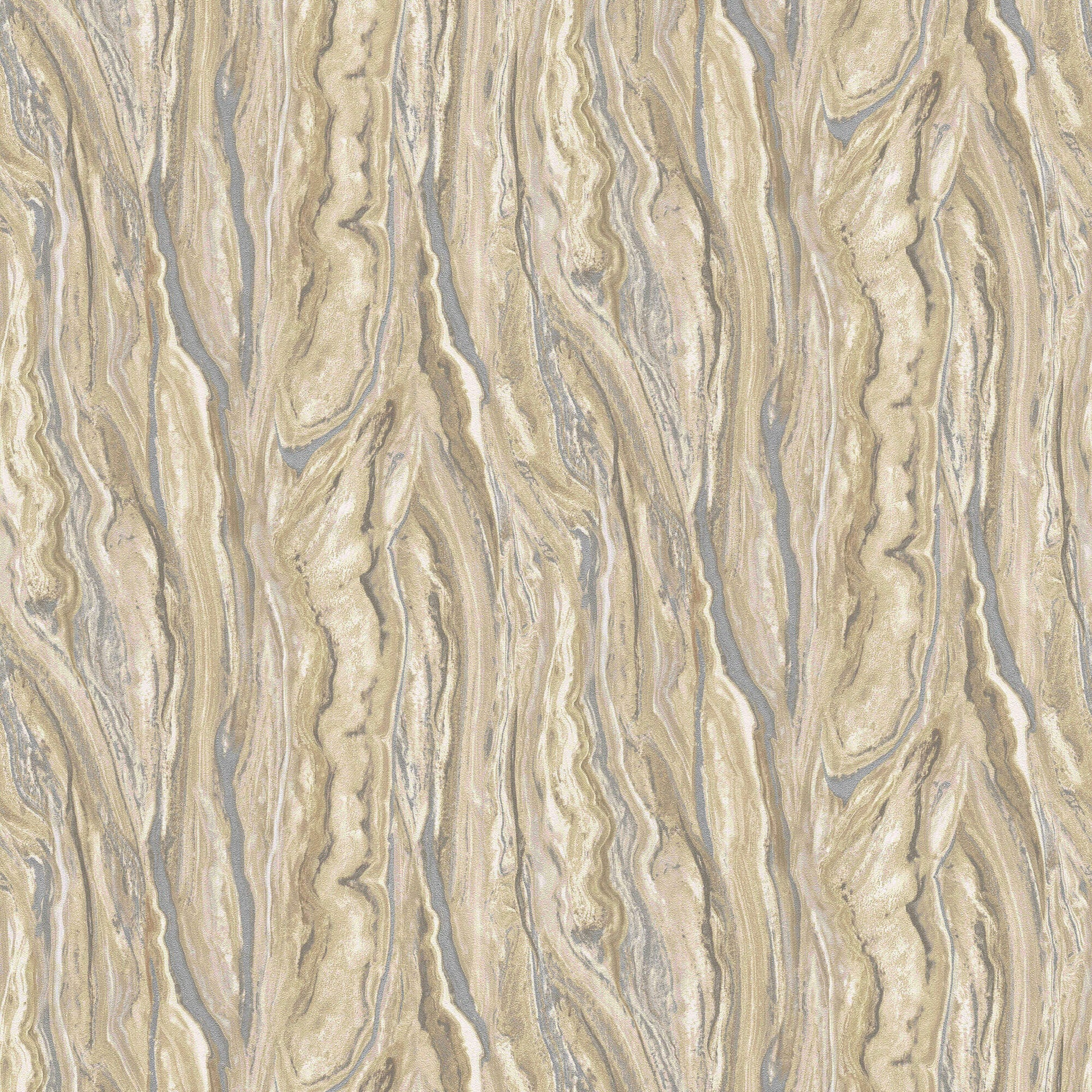 sample marble wallpaper in gold silver cream from the elle decoration collection by galerie wallcoverings 1