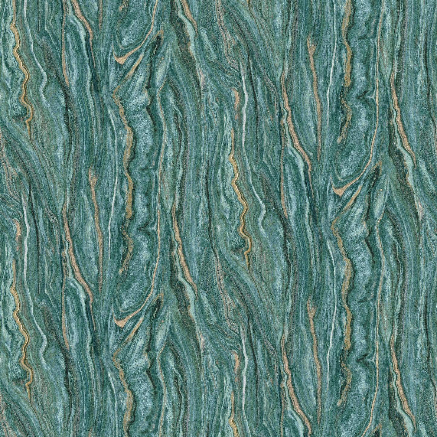 sample marble wallpaper in teal gold from the elle decoration collection by galerie wallcoverings 1