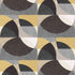 sample geometric circle graphic wallpaper in gold grey cream from the elle decoration collection by galerie wallcoverings 1