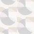 sample geometric circle graphic wallpaper in light grey beige from the elle decoration collection by galerie wallcoverings 1