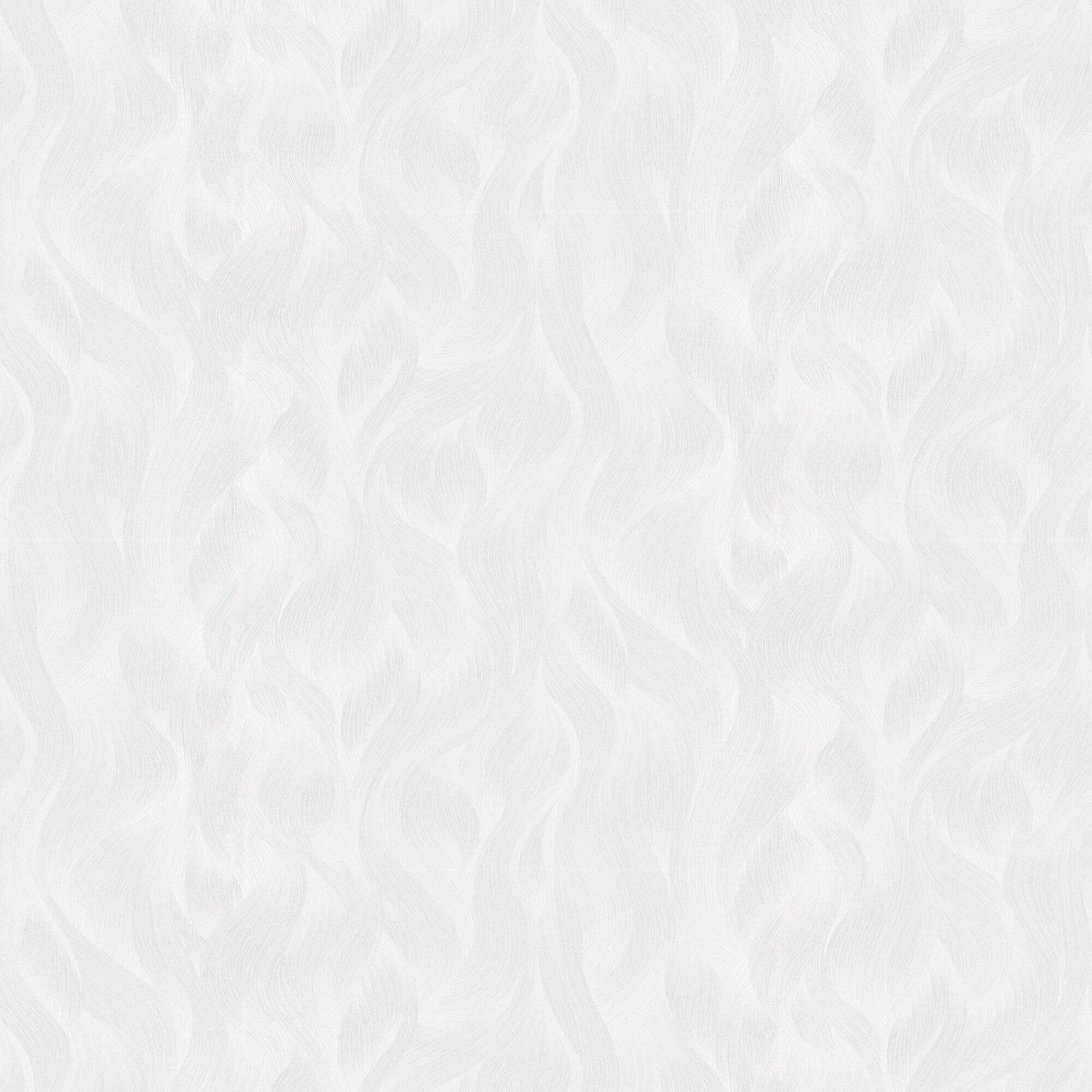 sample wave pattern wallpaper in cream from the elle decoration collection by galerie wallcoverings 1