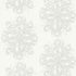 sample baroque damask wallpaper in cream light silver from the elle decoration collection by galerie wallcoverings 1