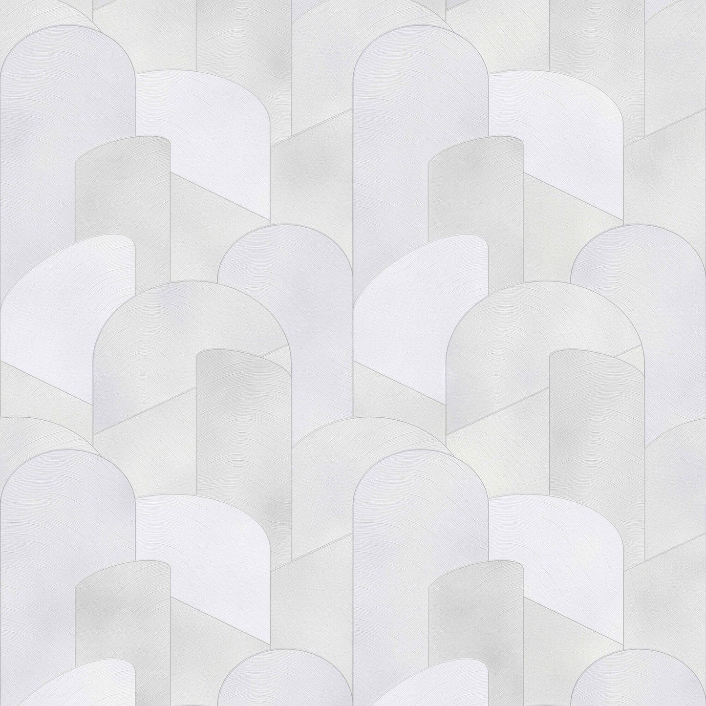 sample 3d geometric graphic wallpaper in light grey silver from the elle decoration collection by galerie wallcoverings 1