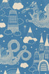 Dragon Sky Dark Blue Wallpaper by Majvillan