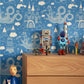 Dragon Sky Dark Blue Wallpaper by Majvillan