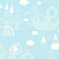 Dragon Sky Light Blue Wallpaper by Majvillan