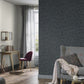 Elle Decoration Wood/Stone Wallpaper in Black