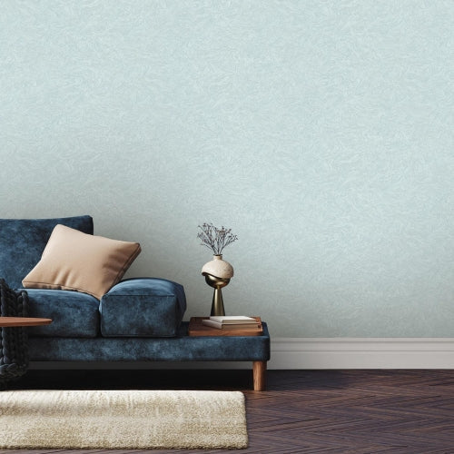 Elle Decoration Modern Abstract Wallpaper in Blue