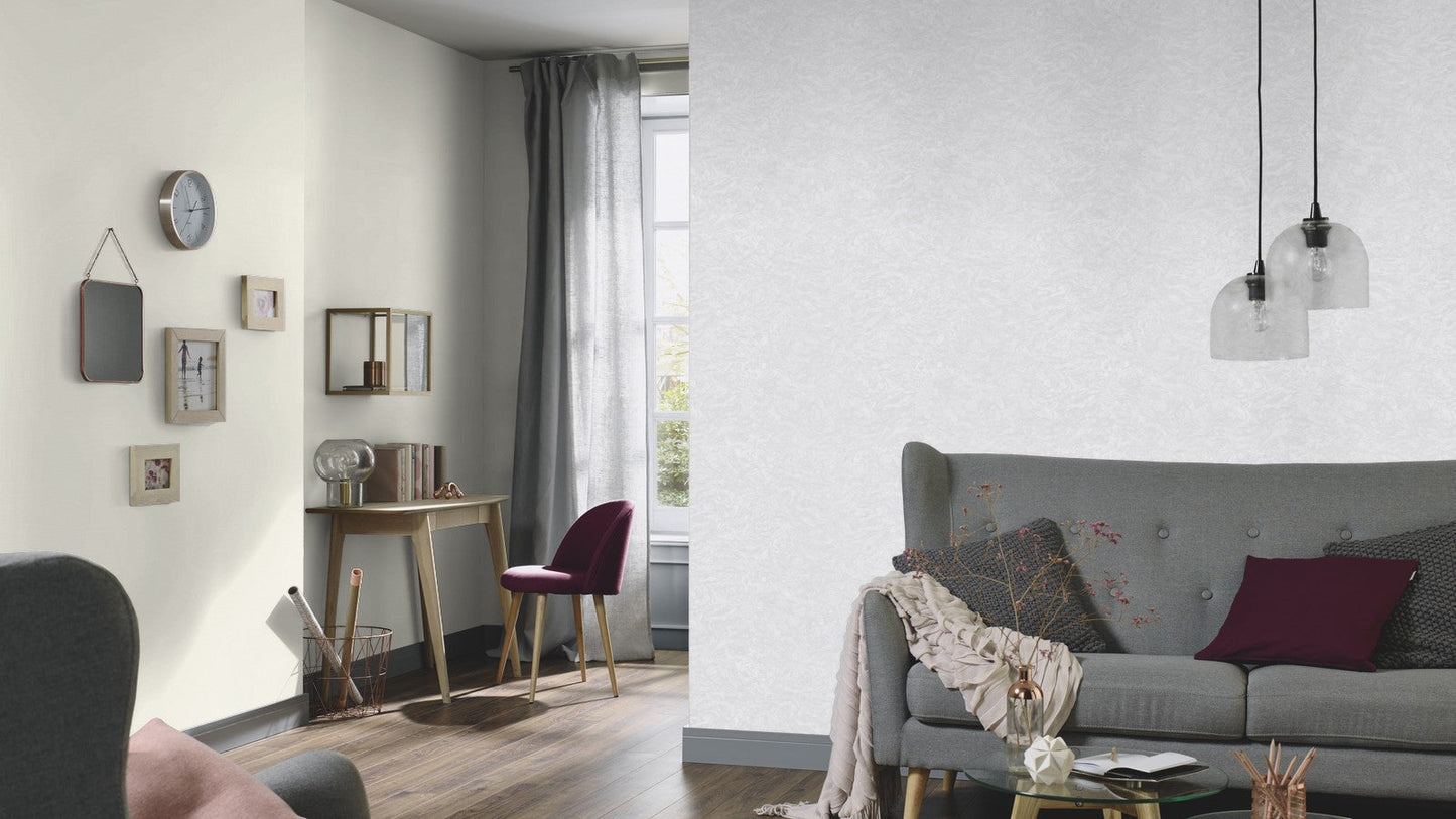 Elle Decoration Modern Abstract Wallpaper in Grey