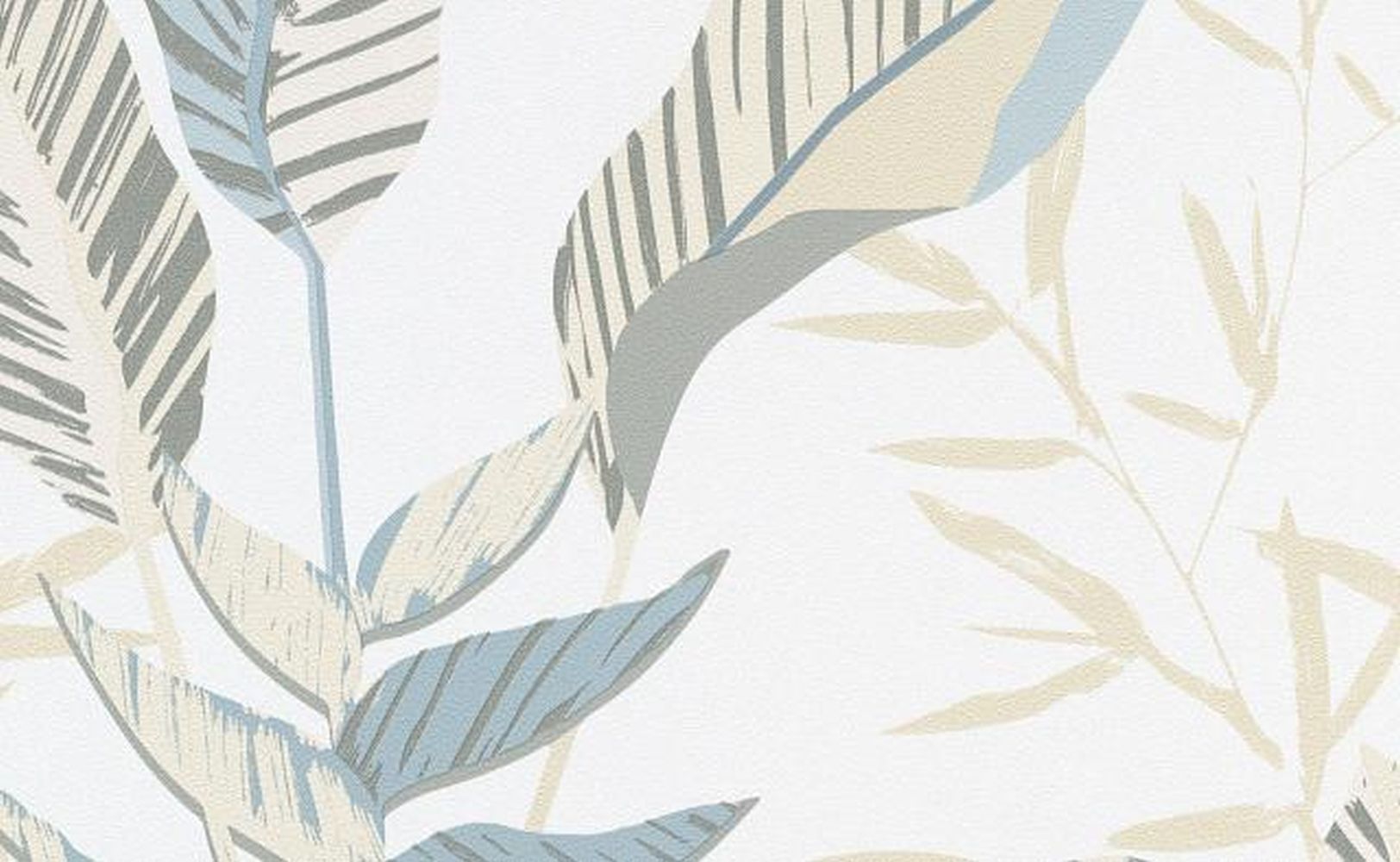 Elle Decoration Floral Wallpaper in Aqua