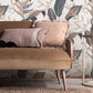 Elle Decoration Floral Wallpaper in Blue/Black
