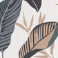 Elle Decoration Floral Wallpaper in Blue/Black
