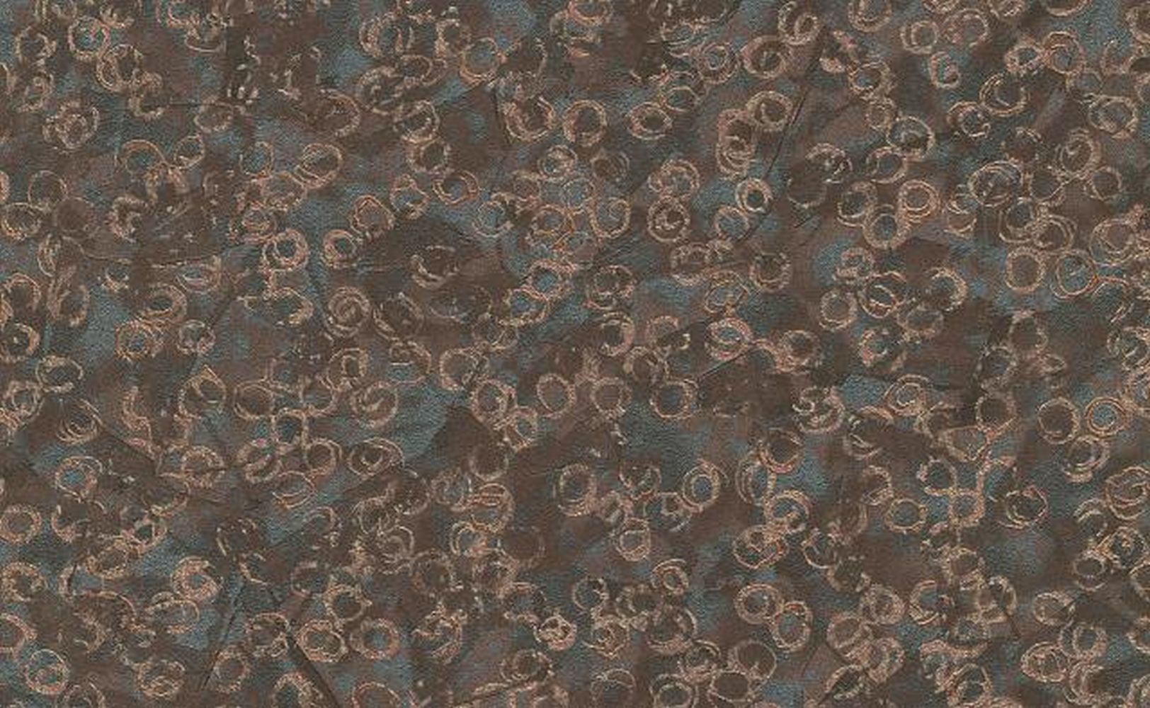 Elle Decoration Geo Abstract Wallpaper in Brown